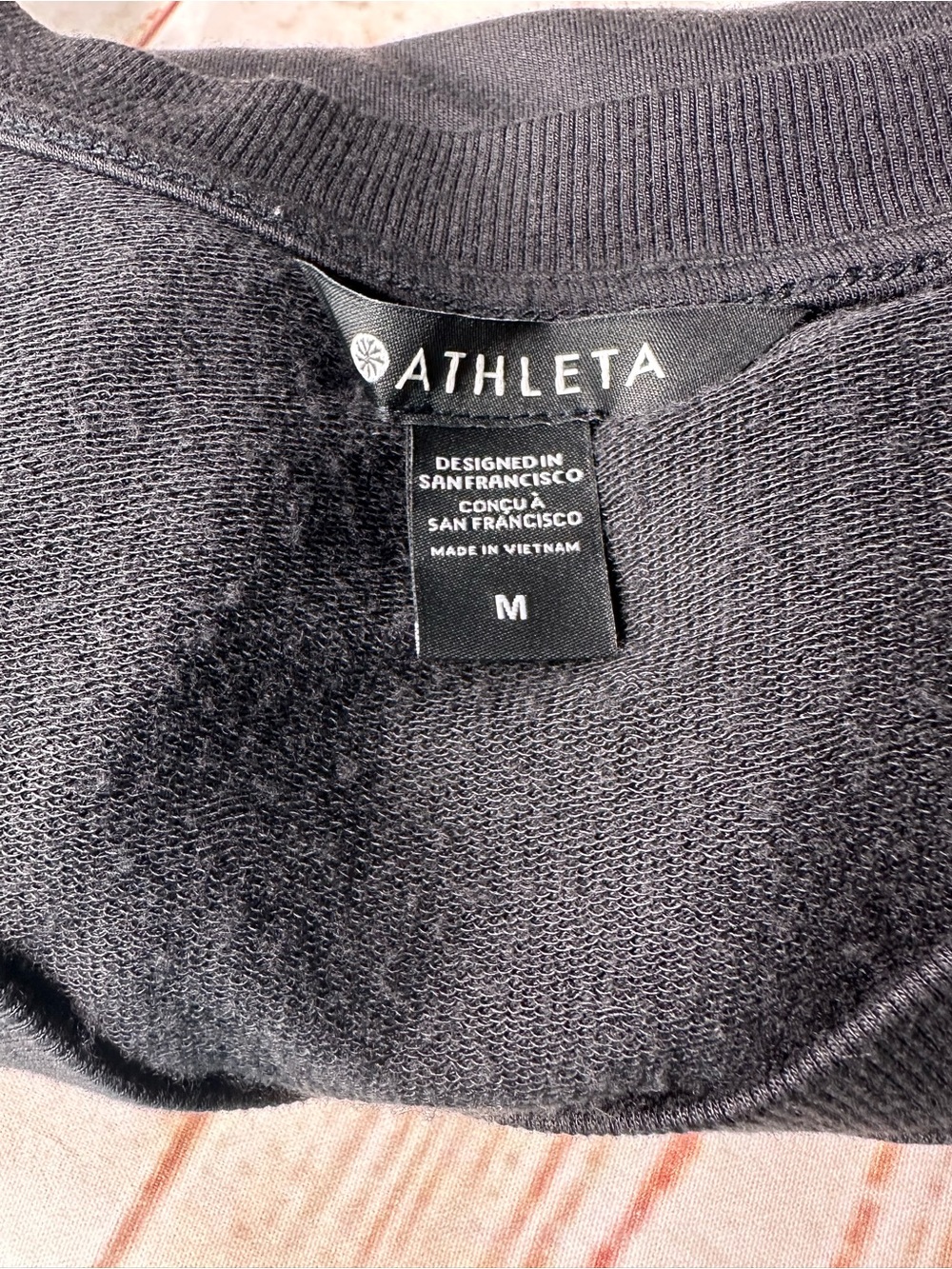 Athleta Black V-Neck Short Sleeve Tee - Picture 3 of 10